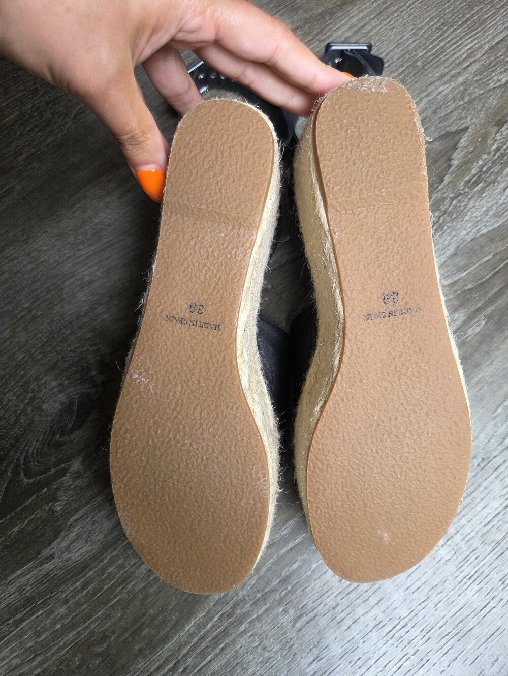 Free People Coastal Platform Espadrille Leather Wedge Ankle Strap Sandal - Picture 9 of 12
